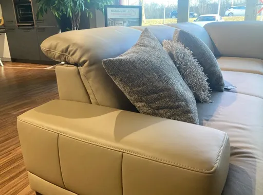 Ledersofa BRANDY mit Sitzverstellung - in Dillingen